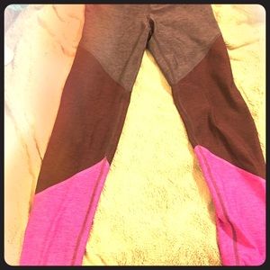 Champion purple and black leggings